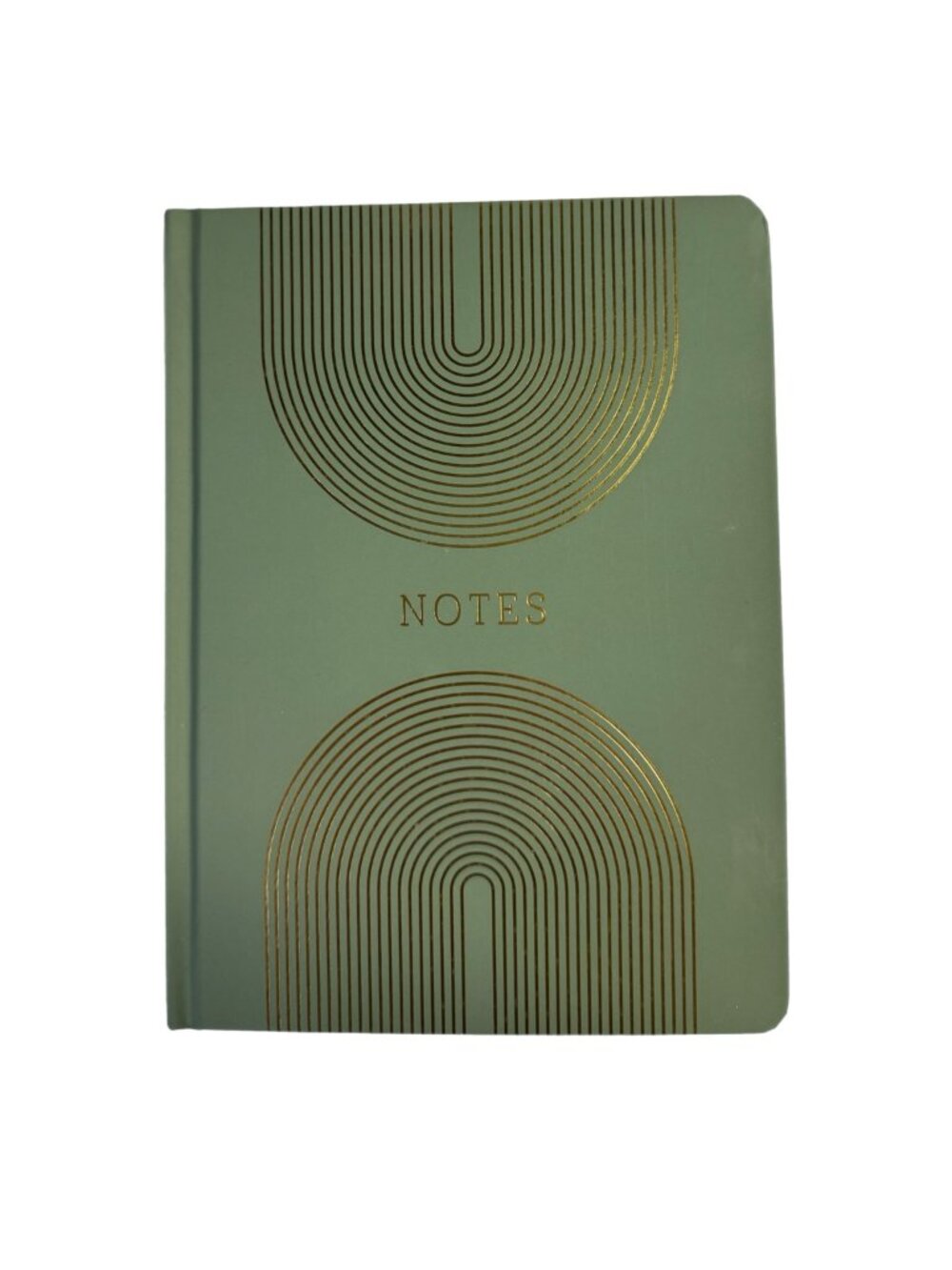 Threshold Sage Green Gold Geometric Hardcover Lined Journal 120 Sheets